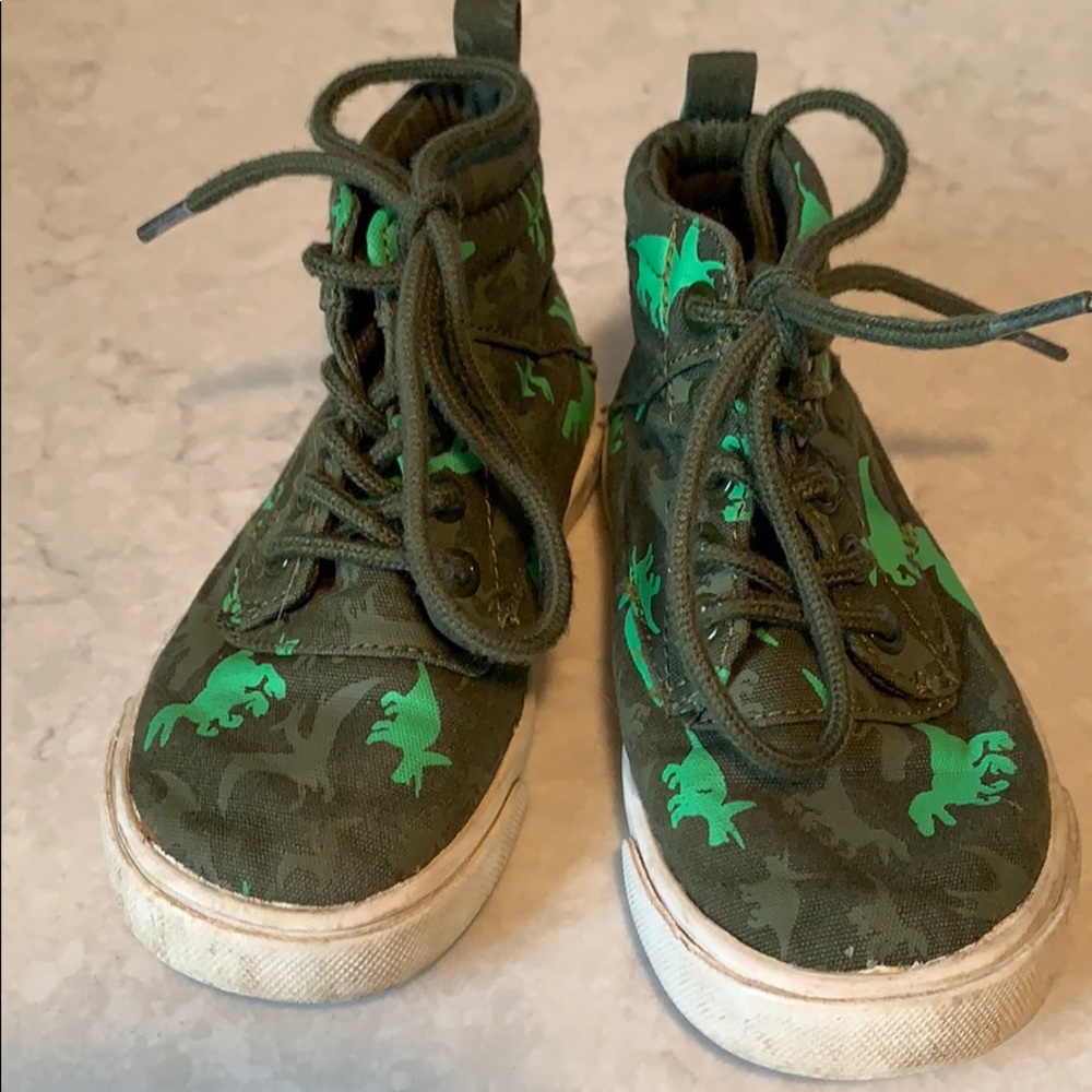 Old Navy Hightop Toddler Sneakers Dinosaurs